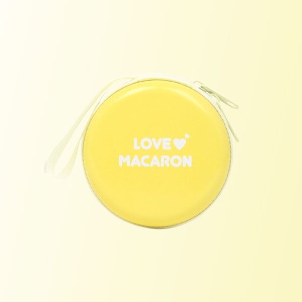 [단종] 러브 마카롱 레몬 도트 콘돔 5p [돌기형]
