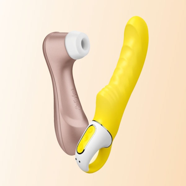 [단종] 새티 프로2 NG + 여미 선샤인 바이브 딜도