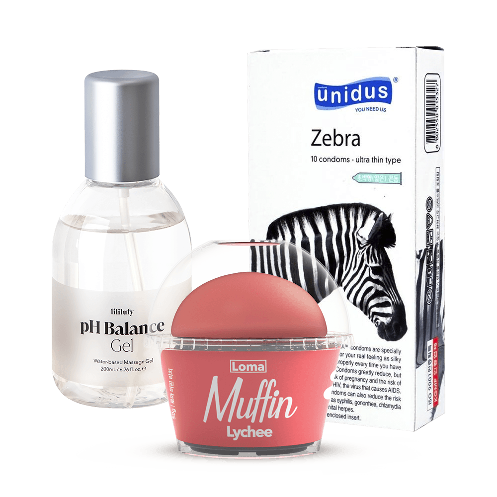 [종료] 로마 머핀(남성용)+리리러피젤 200ml+초박형 콘돔10P