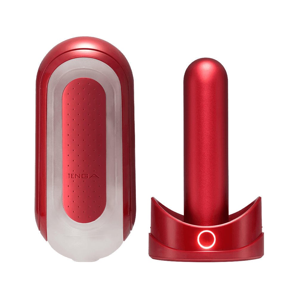 텐가 플립제로 레드&워머세트