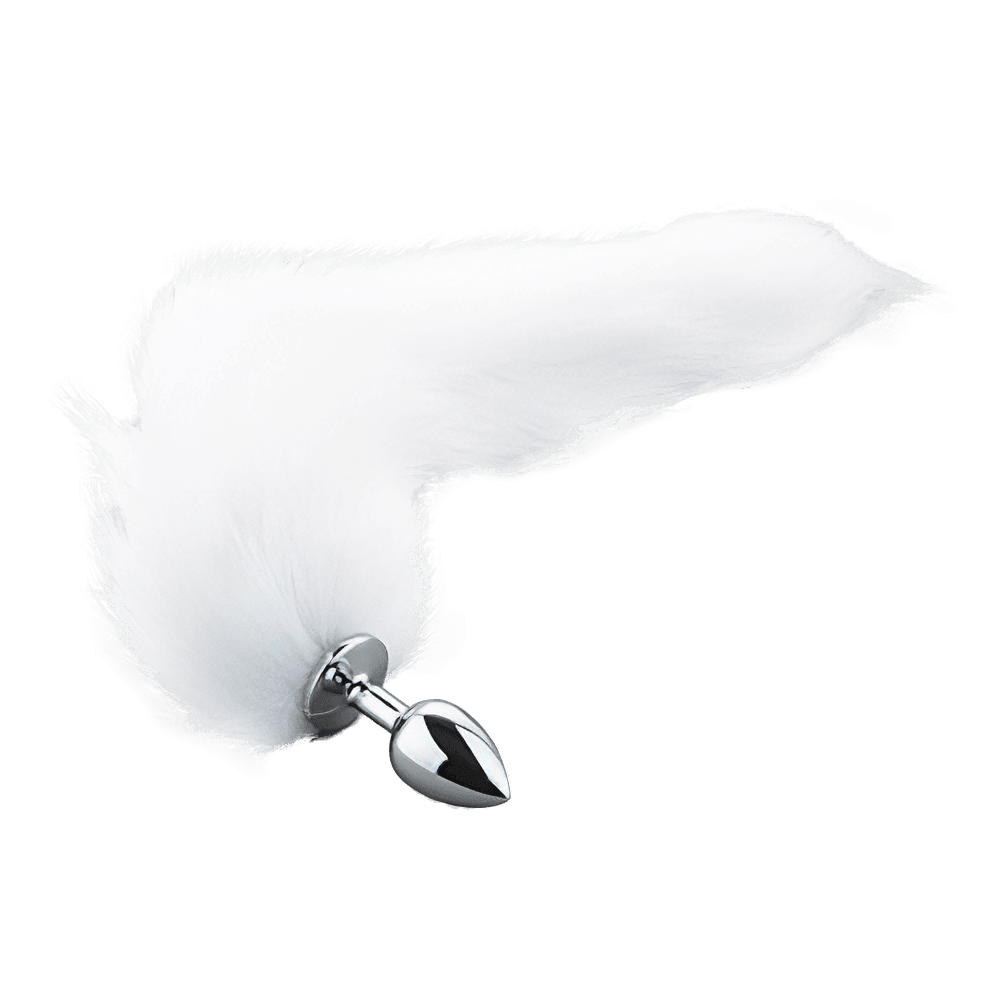 레드컨테이너 여우털 메탈 애널 플러그 M