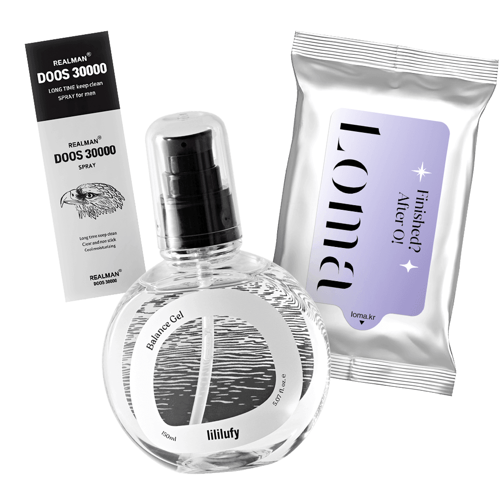 [사은품] 남성 쿨링 스프레이+리리러피 젤 150ml+물티슈