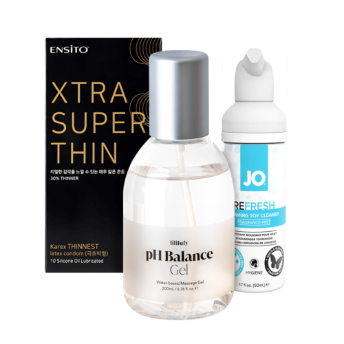 [종료] 토이클리너+리리러피젤 200ml+고급 초박형 콘돔10P